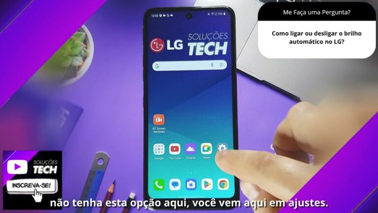 Como ligar ou desligar o brilho automático no LG❓