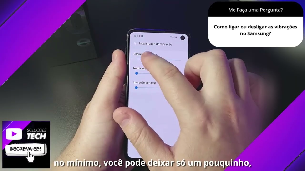 Como ligar ou desligar as vibrações no Samsung❓