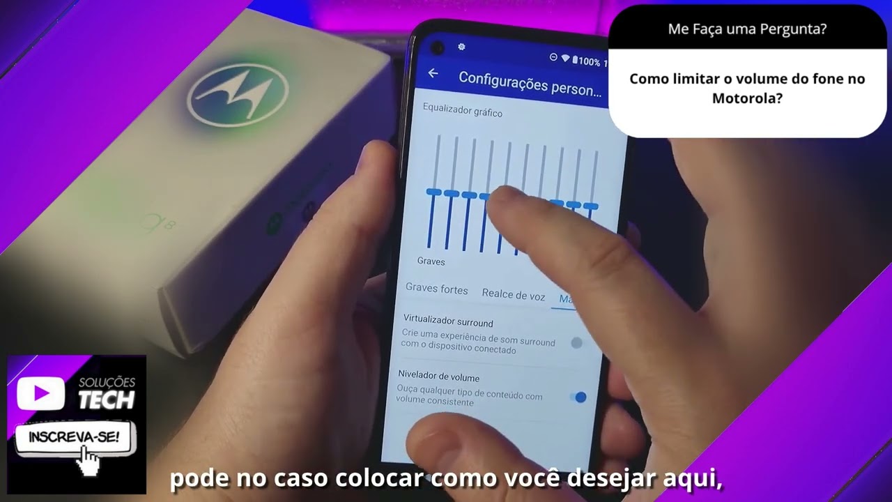 Como limitar o volume do fone no Motorola❓