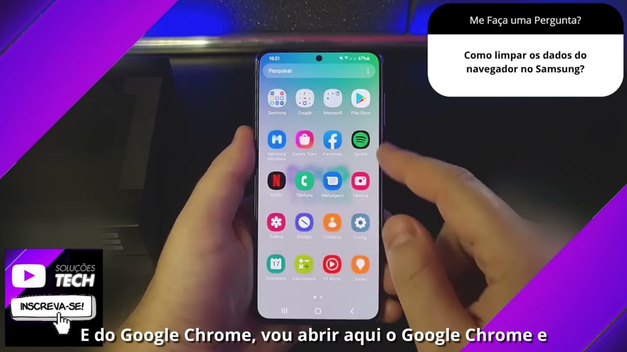 Como limpar os dados do navegador no Samsung❓