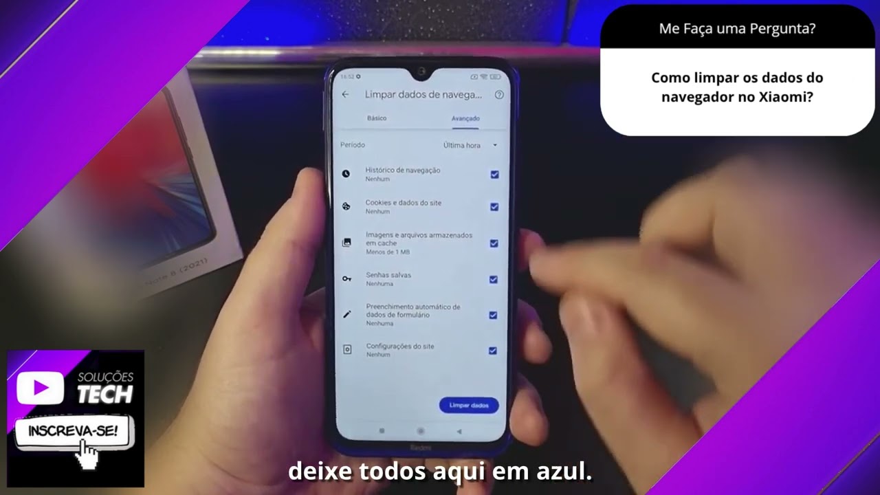 Como limpar os dados do navegador no Xiaomi❓