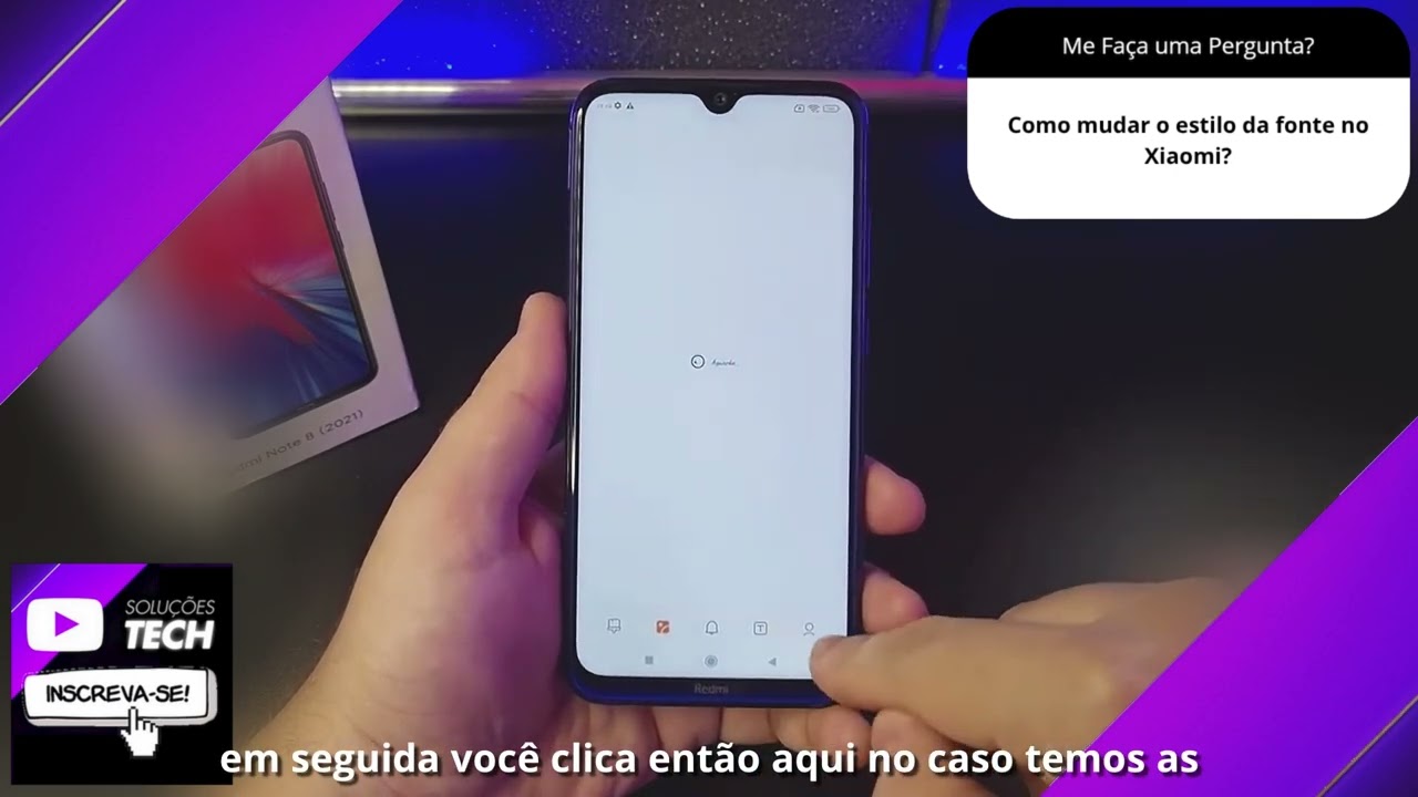 Como mudar o estilo da fonte no Xiaomi❓