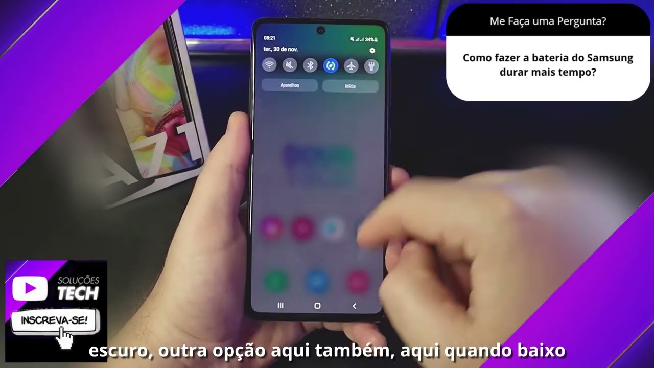 Como fazer a bateria do Samsung durar mais tempo❓