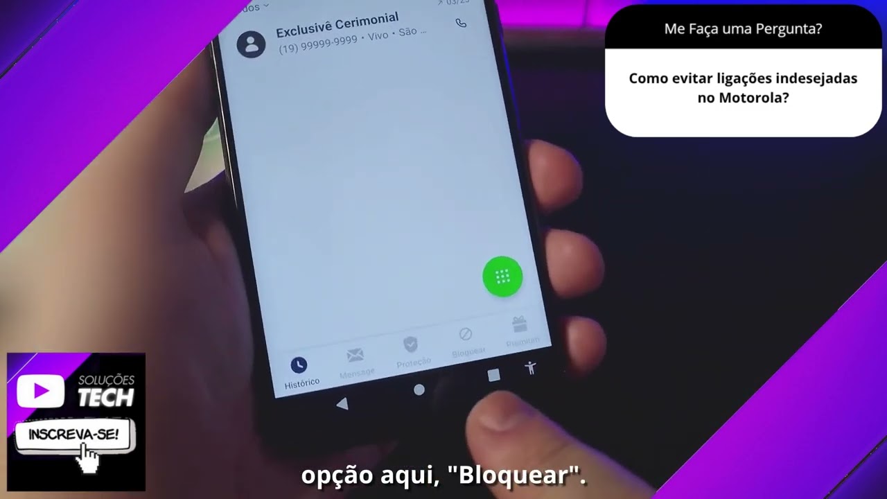 Como evitar ligações indesejadas no Motorola❓