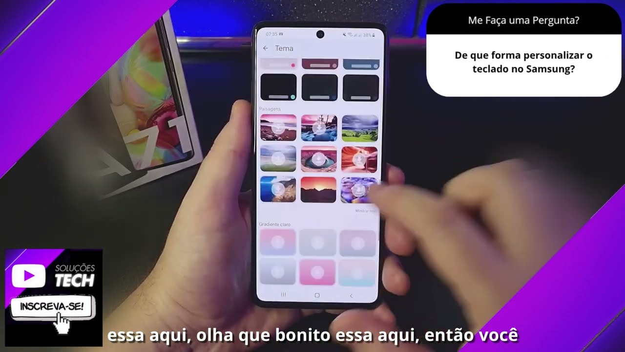 De que forma personalizar o teclado no Samsung❓