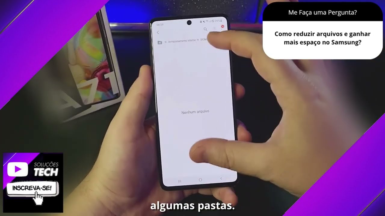 Como reduzir arquivos e ganhar mais espaço no Samsung❓