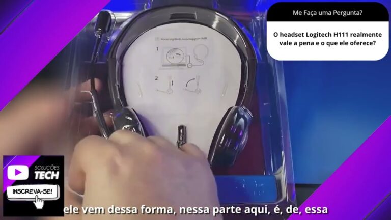 O headset Logitech H111 realmente vale a pena e o que ele oferece❓