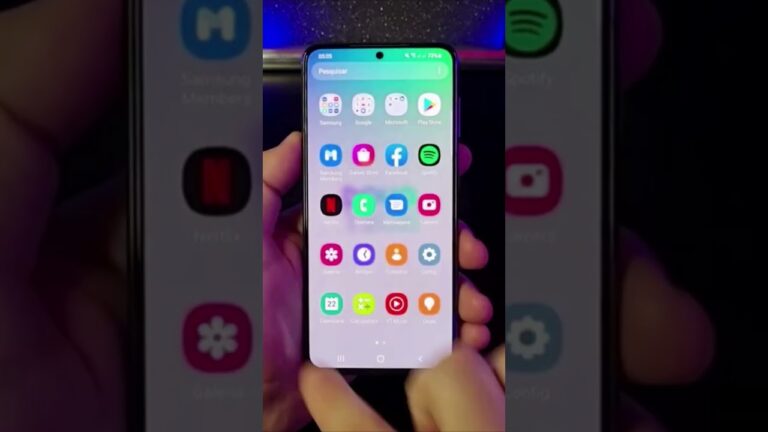 COMO PERSONALIZAR O TAMANHO DOS ÍCONES NO SAMSUNG #Shorts