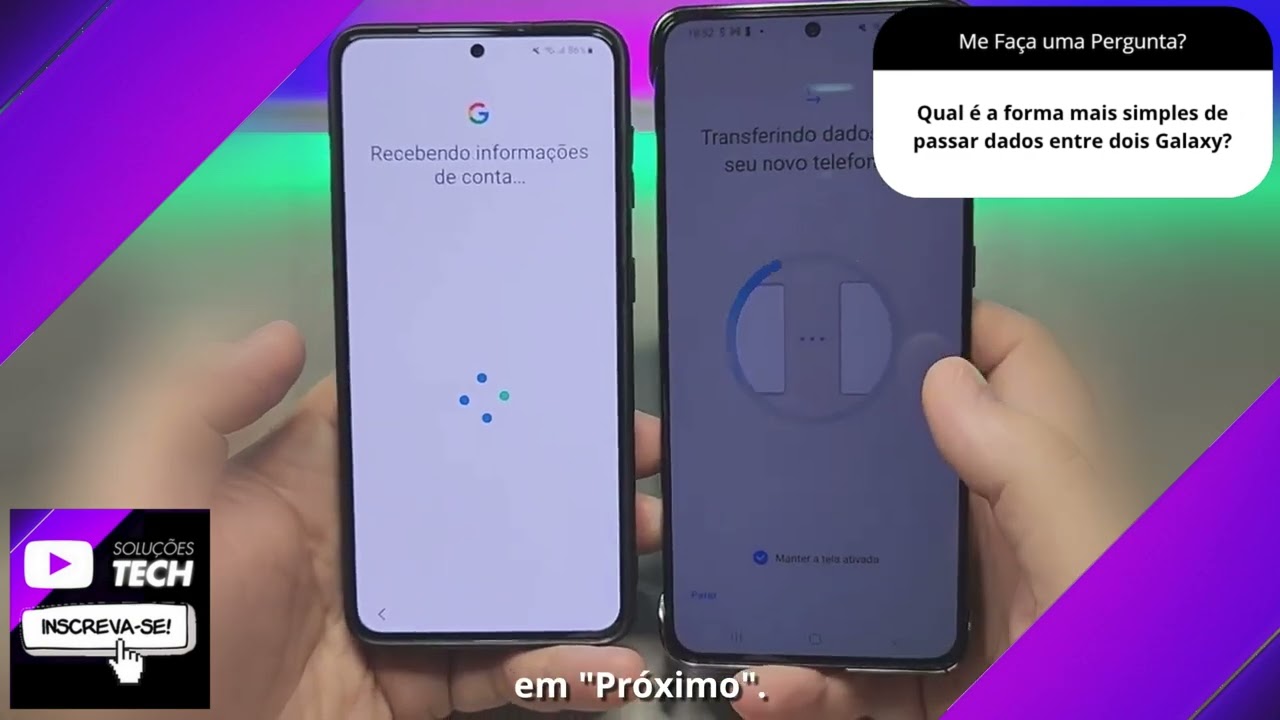Qual é a forma mais simples de passar dados entre dois Galaxy❓