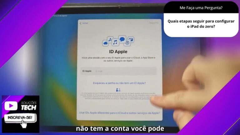 Quais etapas seguir para configurar o iPad do zero❓