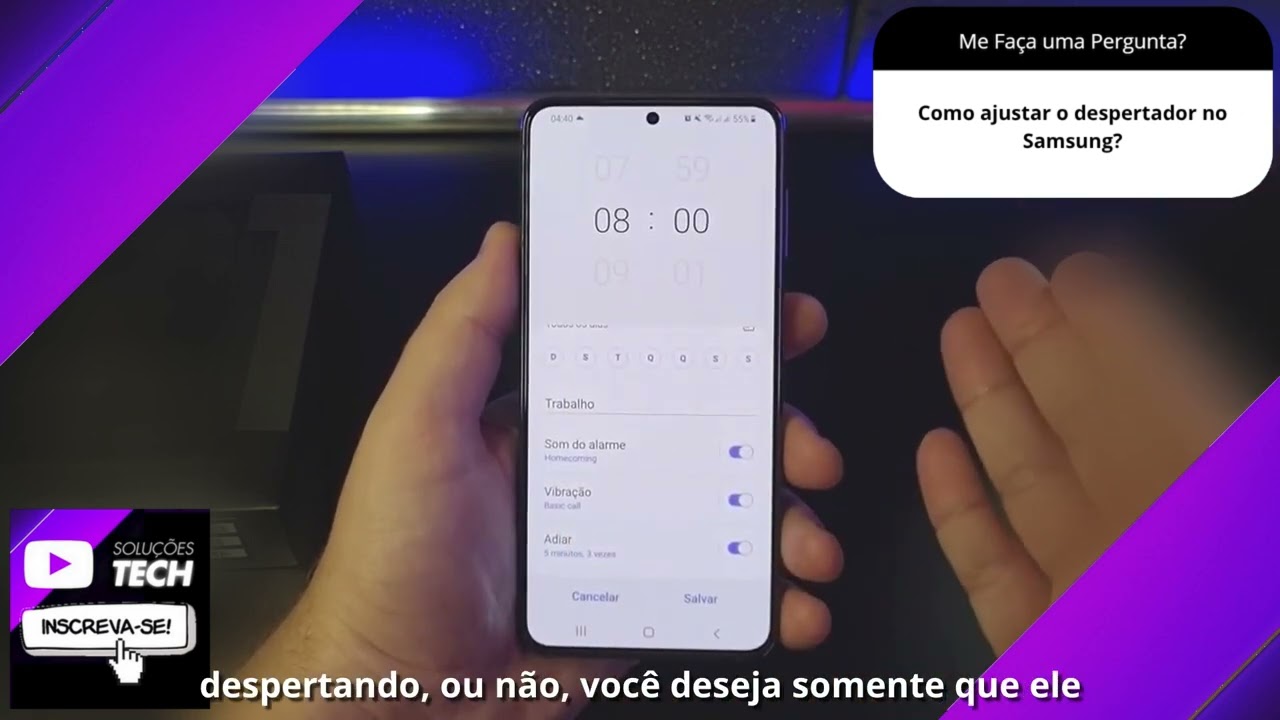Como ajustar o despertador no Samsung❓