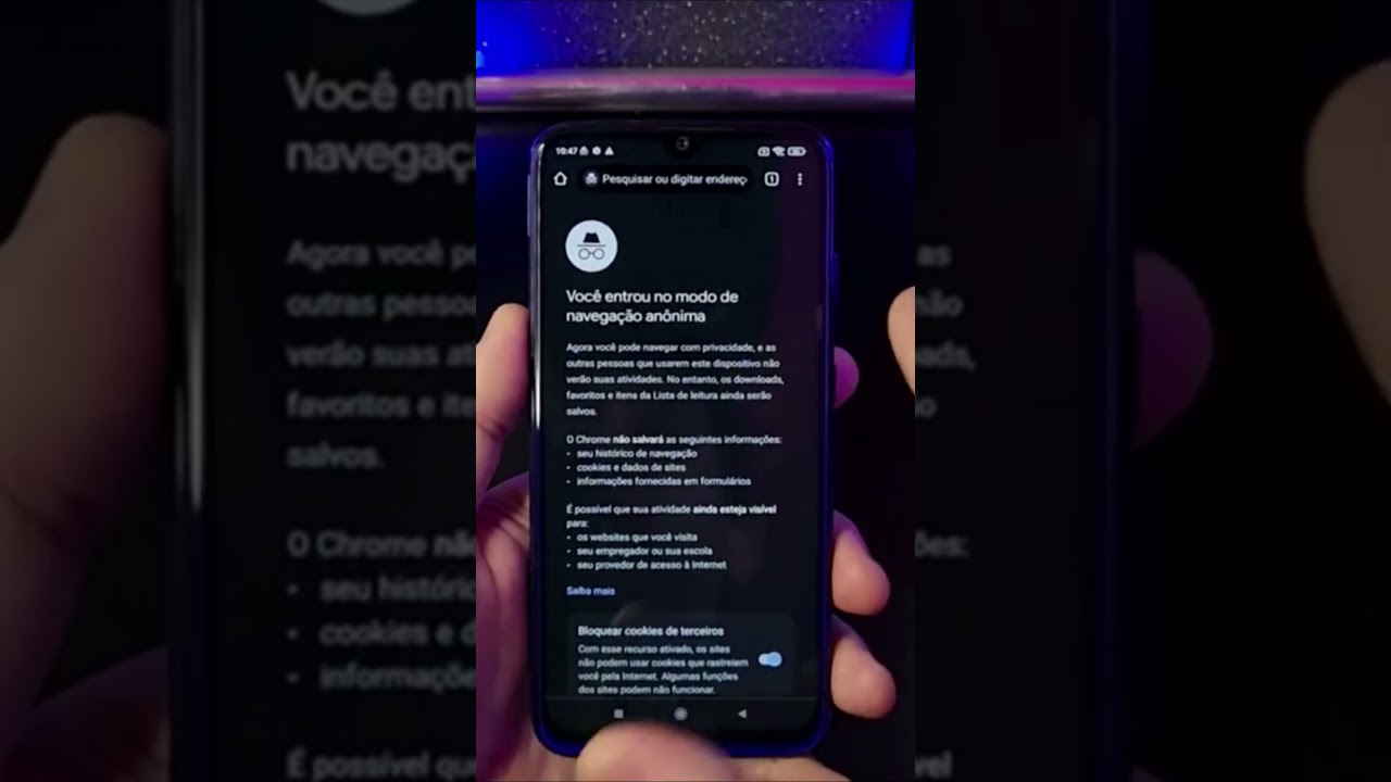 ATIVE A NAVEGAÇÃO PRIVADA NO XIAOMI FACILMENTE #Shorts
