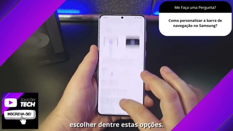 Como personalizar a barra de navegação no Samsung❓