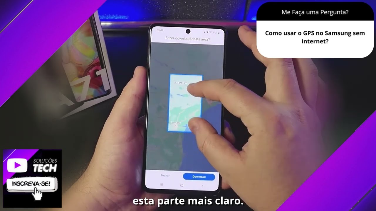 Como usar o GPS no Samsung sem internet❓