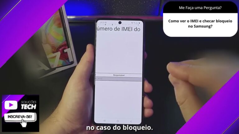 Como ver o IMEI e checar bloqueio no Samsung❓