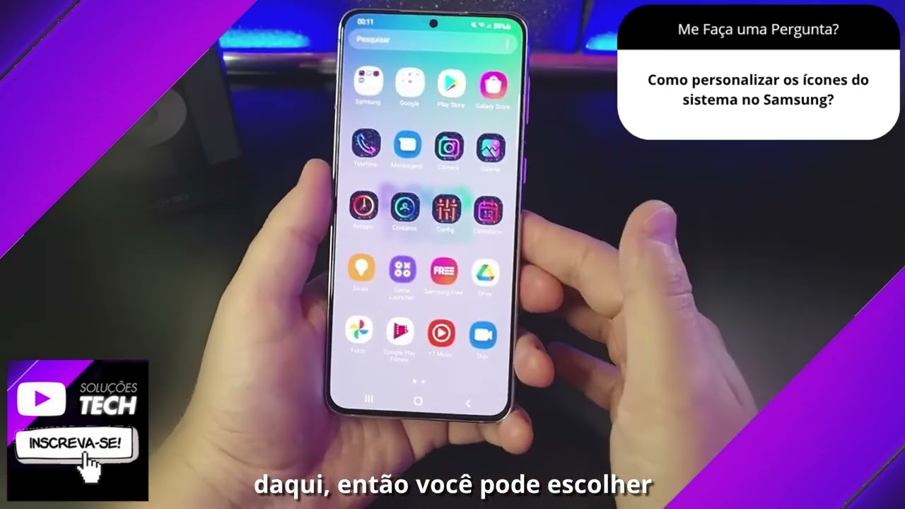 Como personalizar os ícones do sistema no Samsung❓