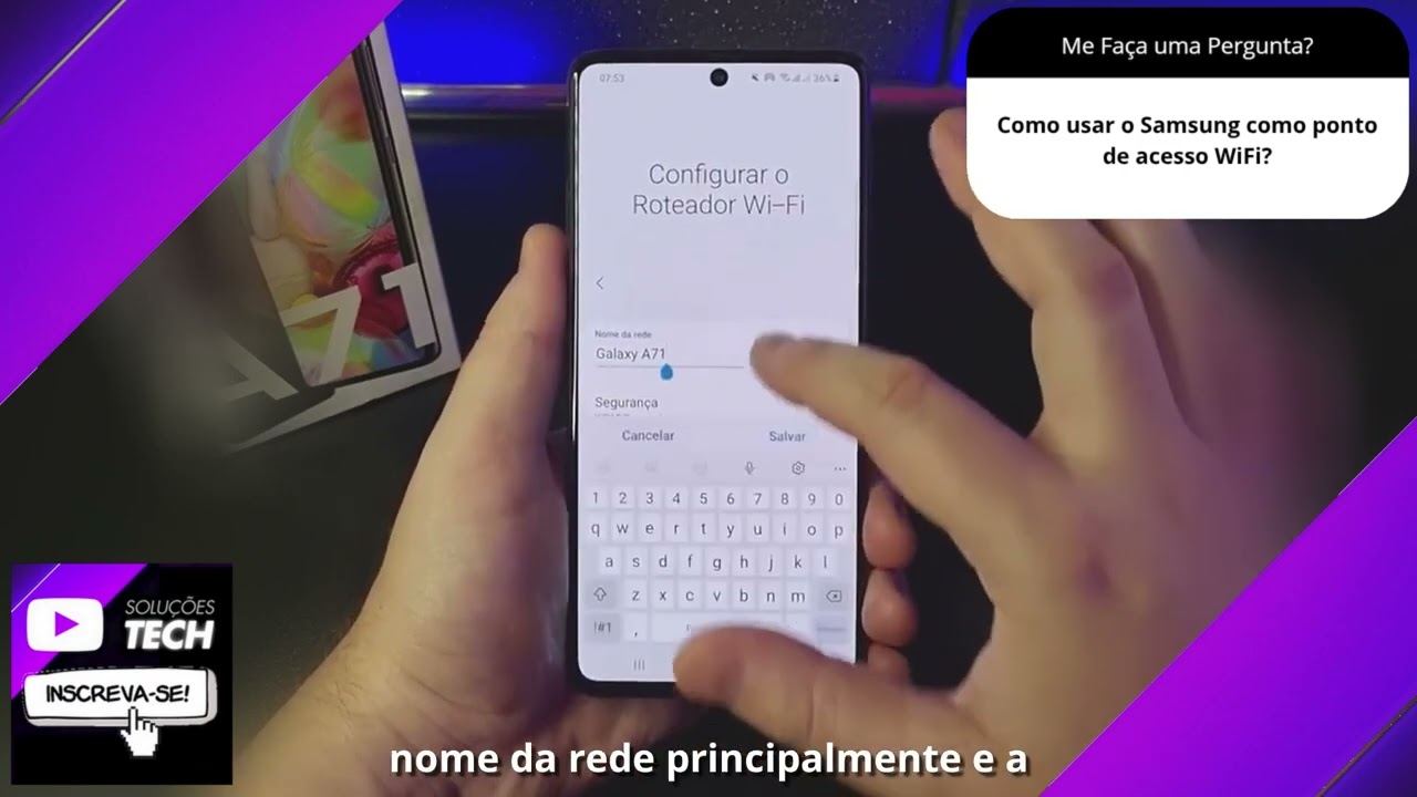 Como usar o Samsung como ponto de acesso WiFi❓