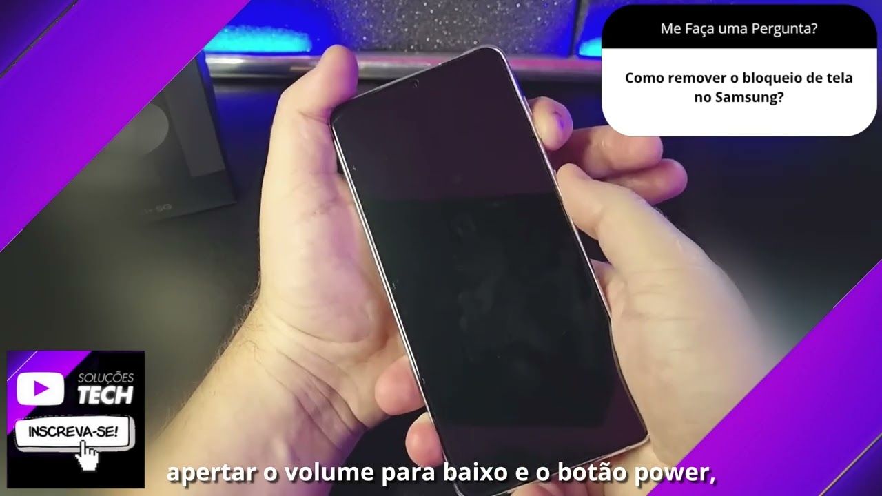 Como remover o bloqueio de tela no Samsung❓