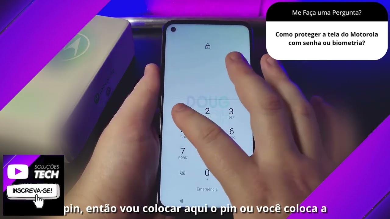 Como proteger a tela do Motorola com senha ou biometria❓