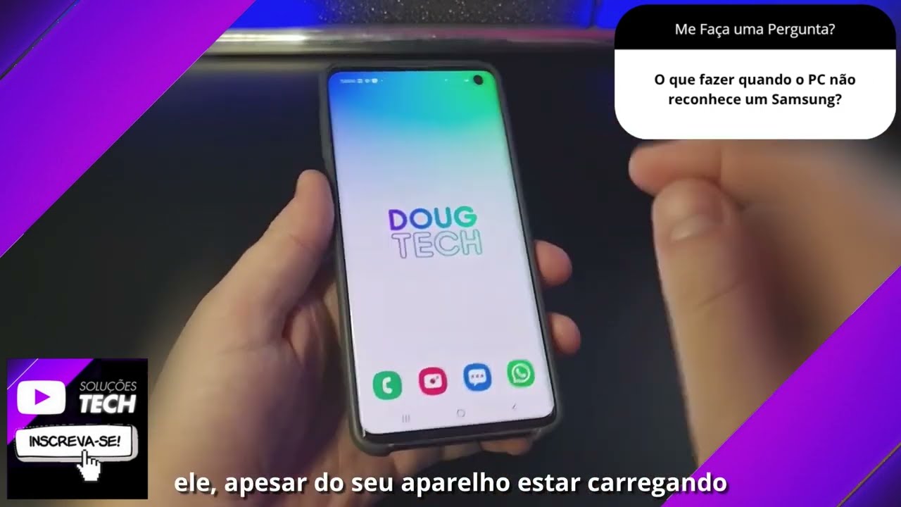 O que fazer quando o PC não reconhece um Samsung❓