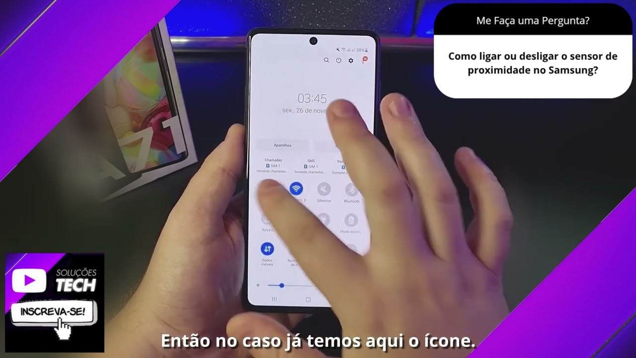 Como ligar ou desligar o sensor de proximidade no Samsung❓
