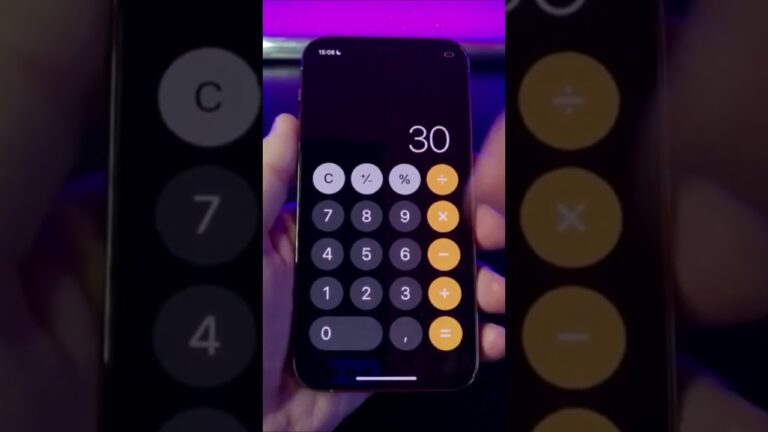CORRIJA ERROS NA CALCULADORA DO SEU IPHONE #Shorts