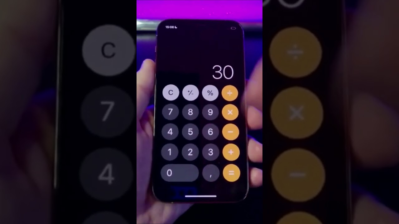 CORRIJA ERROS NA CALCULADORA DO SEU IPHONE #Shorts