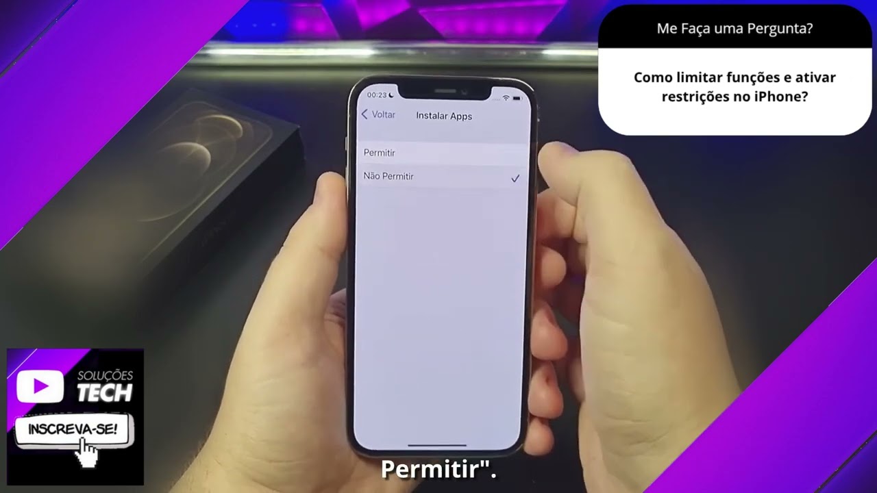 Como limitar funções e ativar restrições no iPhone❓
