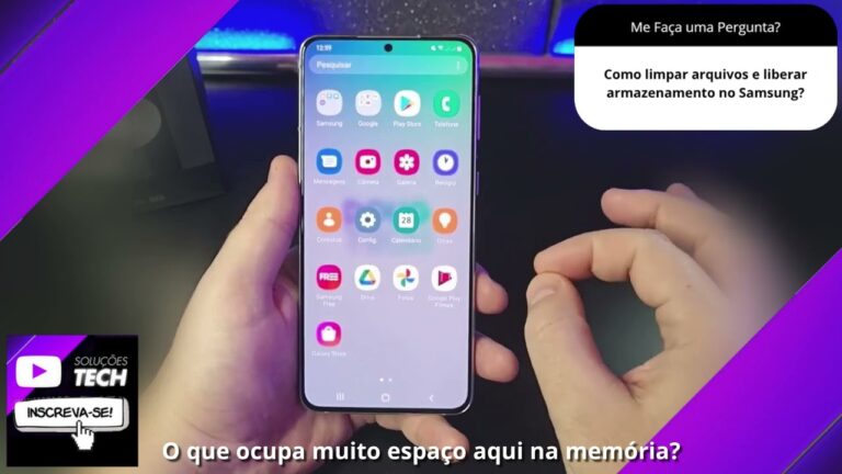 Como limpar arquivos e liberar armazenamento no Samsung❓