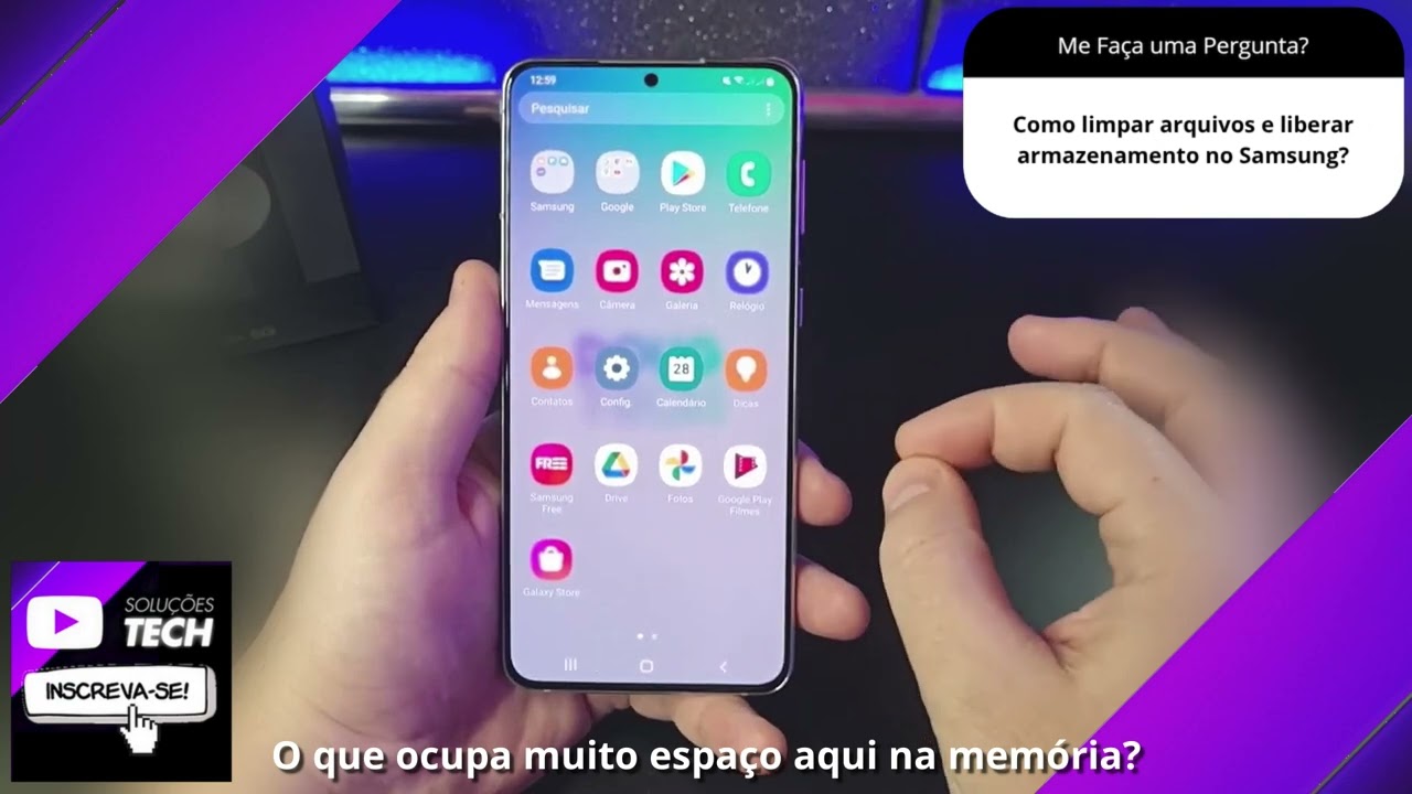 Como limpar arquivos e liberar armazenamento no Samsung❓