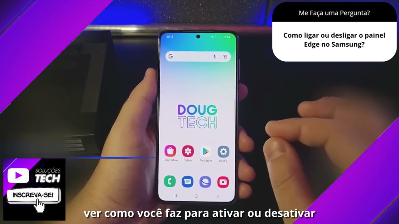 Como ligar ou desligar o painel Edge no Samsung❓