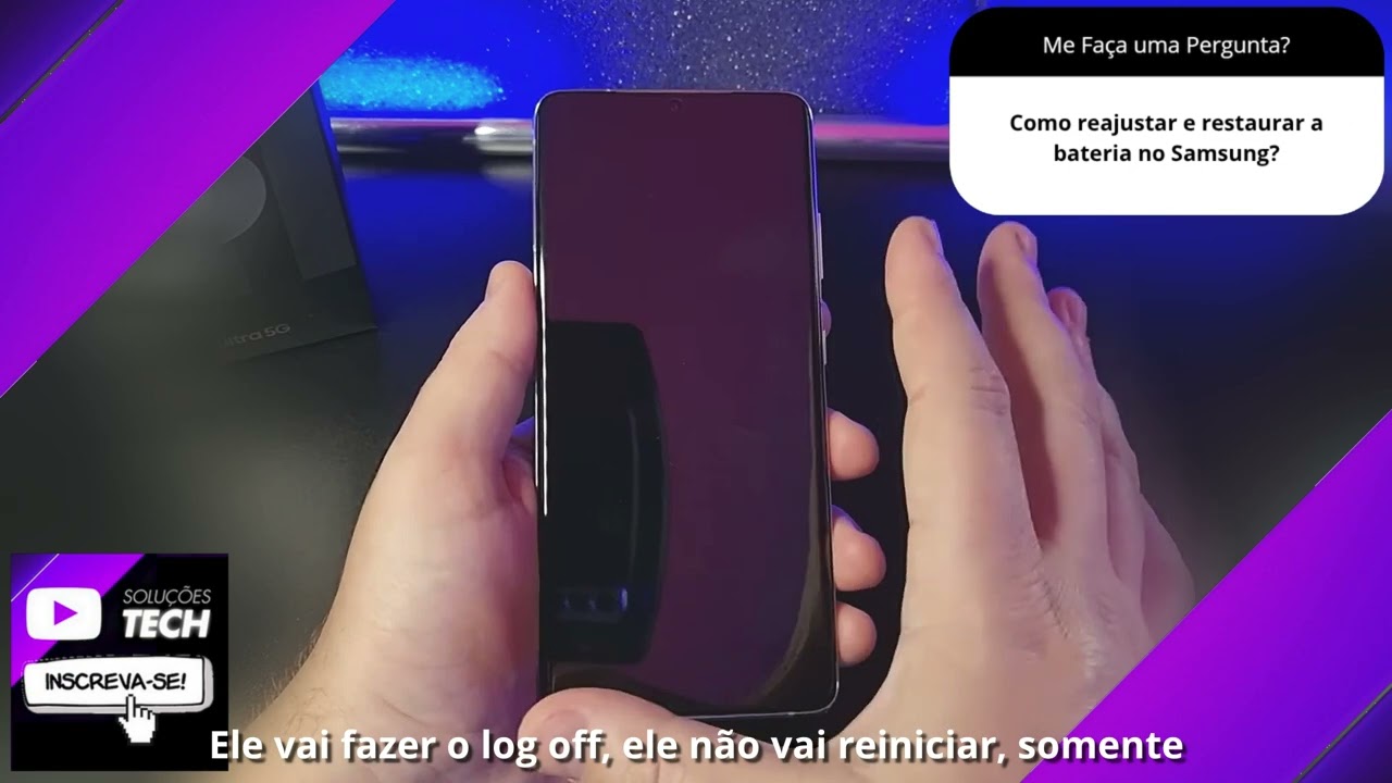 Como reajustar e restaurar a bateria no Samsung❓