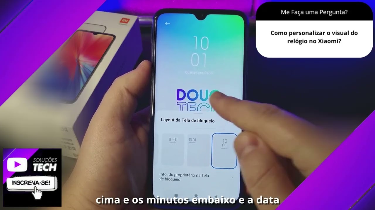 Como personalizar o visual do relógio no Xiaomi❓