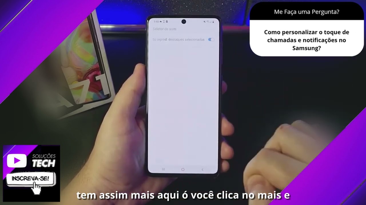 Como personalizar o toque de chamadas e notificações no Samsung❓
