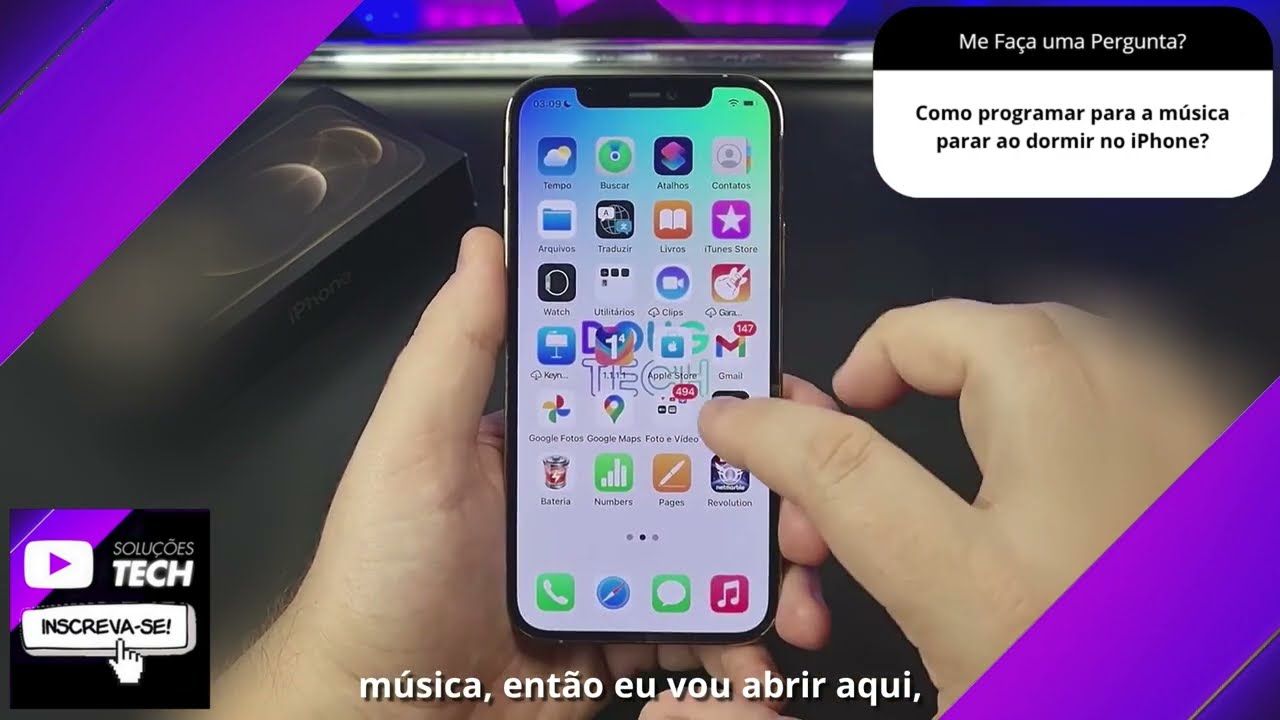 Como programar para a música parar ao dormir no iPhone❓