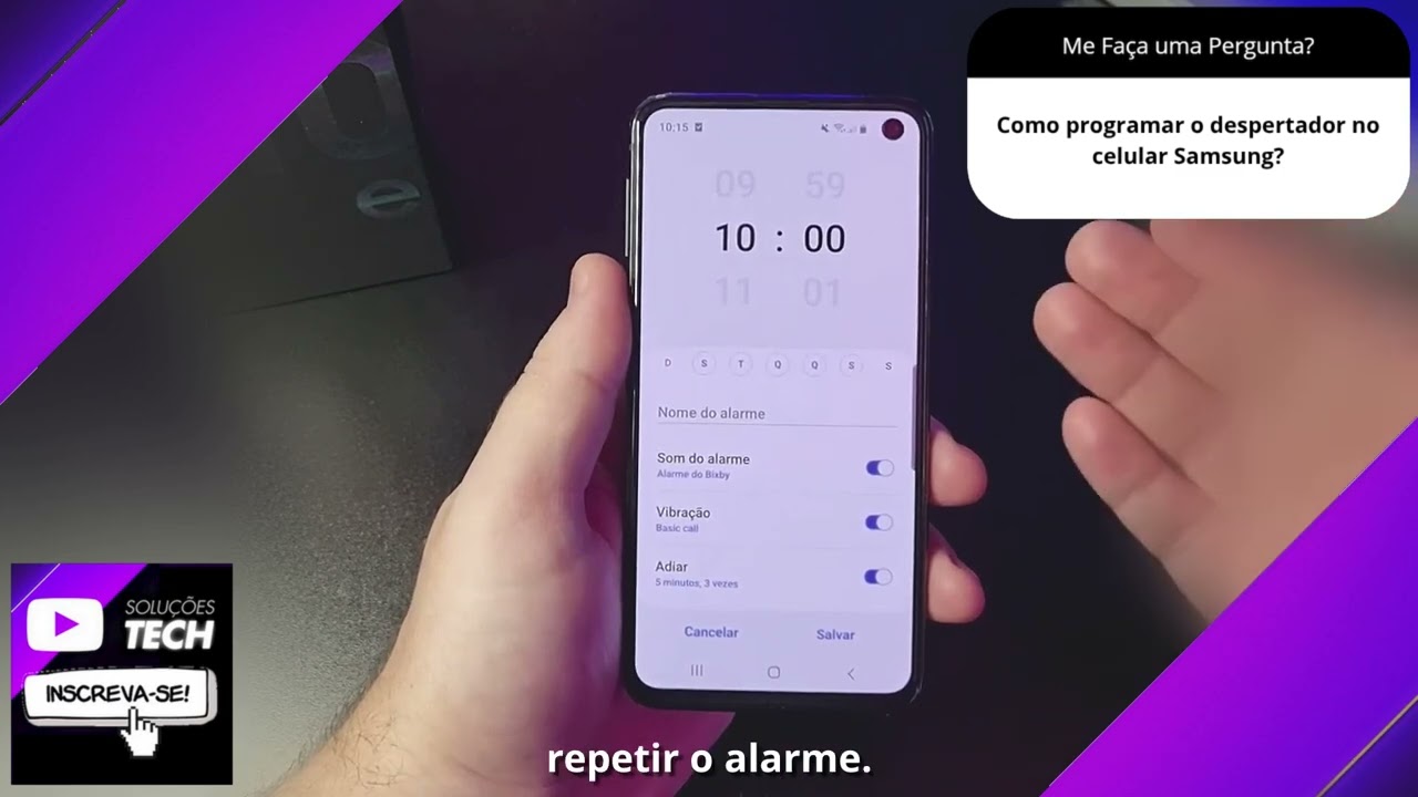 Como programar o despertador no celular Samsung❓