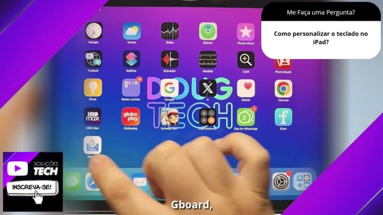 Como personalizar o teclado no iPad❓