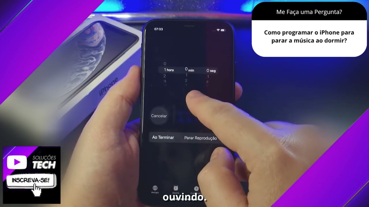 Como programar o iPhone para parar a música ao dormir❓