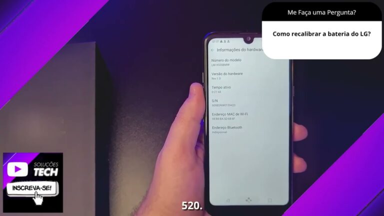 Como recalibrar a bateria do LG❓