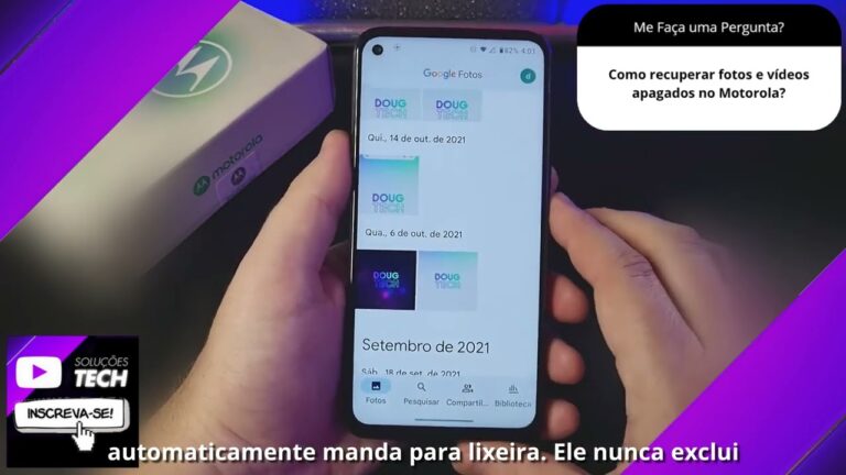 Como recuperar fotos e vídeos apagados no Motorola❓