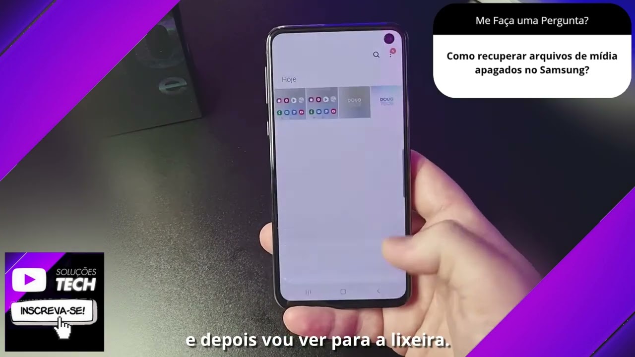 Como recuperar arquivos de mídia apagados no Samsung❓