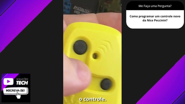 Como programar um controle novo da Nice Peccinin❓