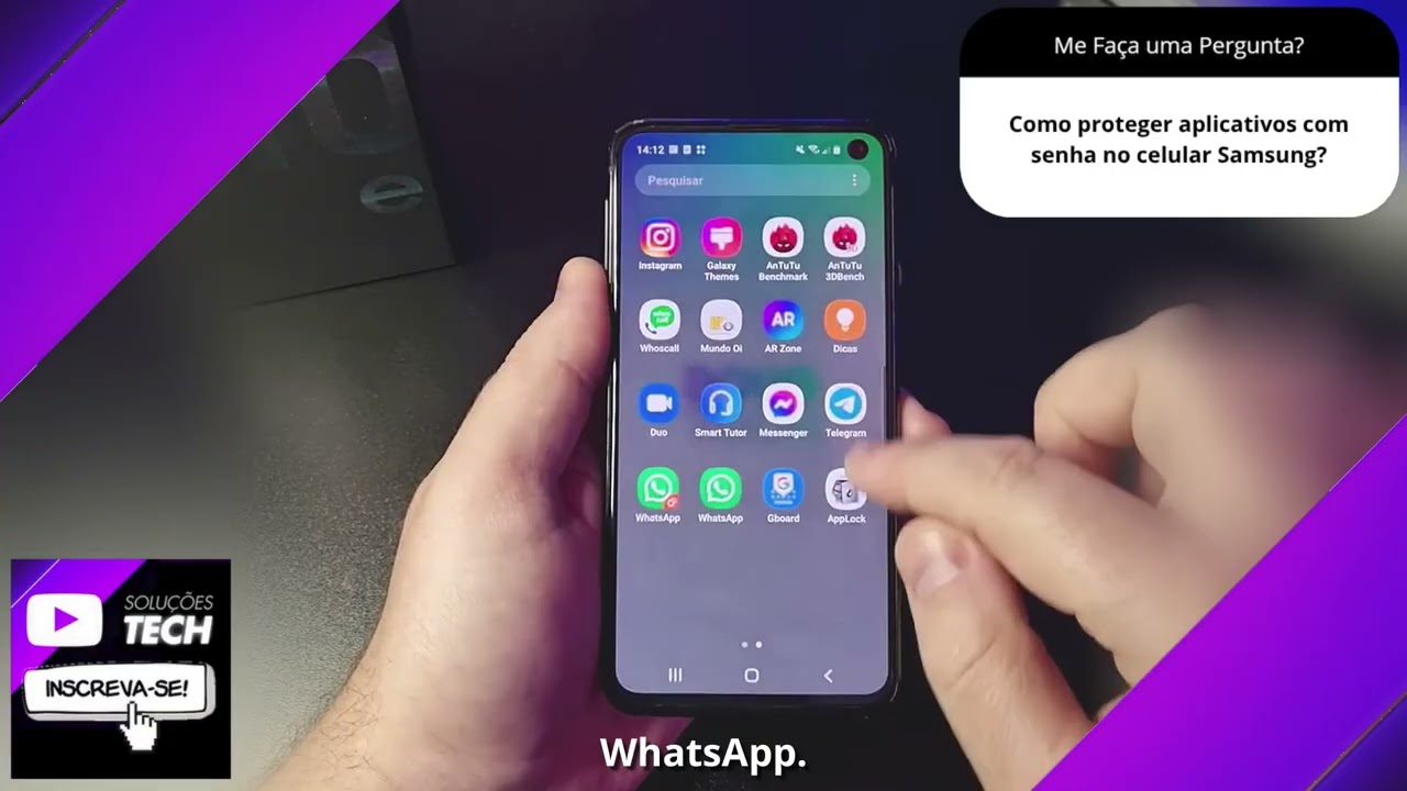 Como proteger aplicativos com senha no celular Samsung❓