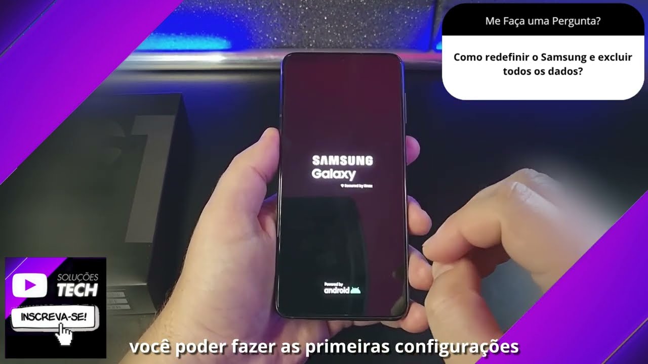 Como redefinir o Samsung e excluir todos os dados❓