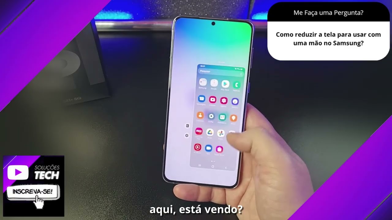 Como reduzir a tela para usar com uma mão no Samsung❓