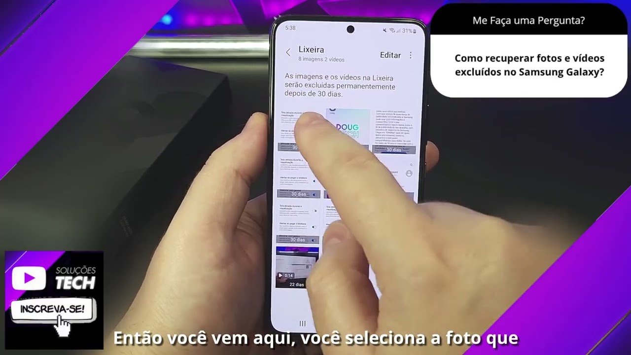 Como recuperar fotos e vídeos excluídos no Samsung Galaxy❓