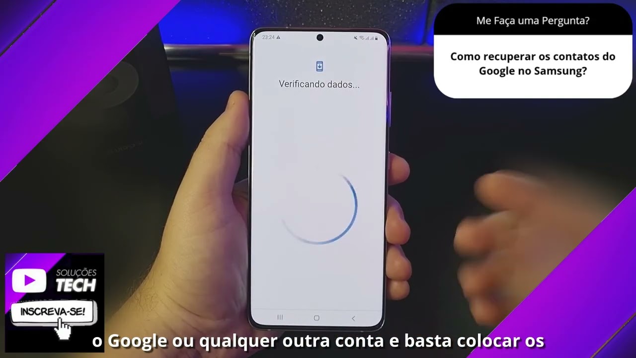 Como recuperar os contatos do Google no Samsung❓