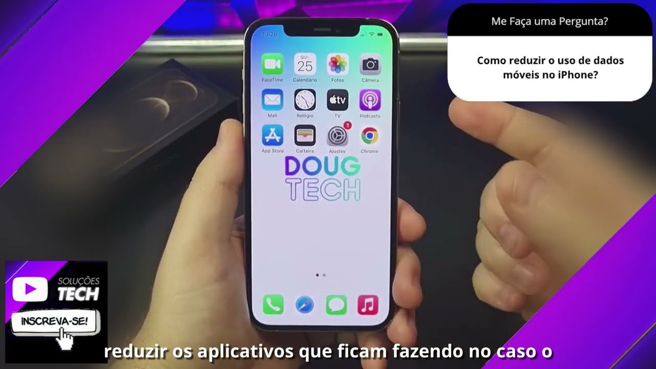 Como reduzir o uso de dados móveis no iPhone❓