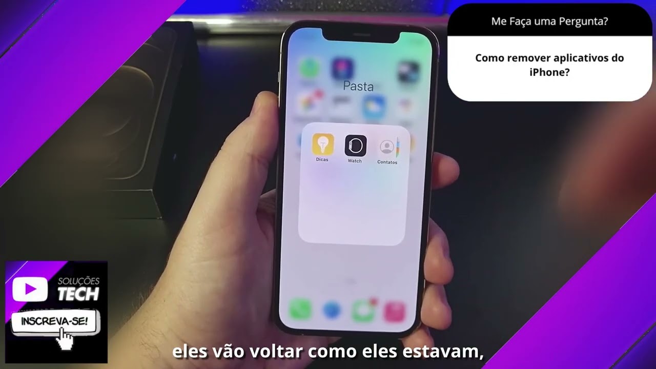 Como remover aplicativos do iPhone❓