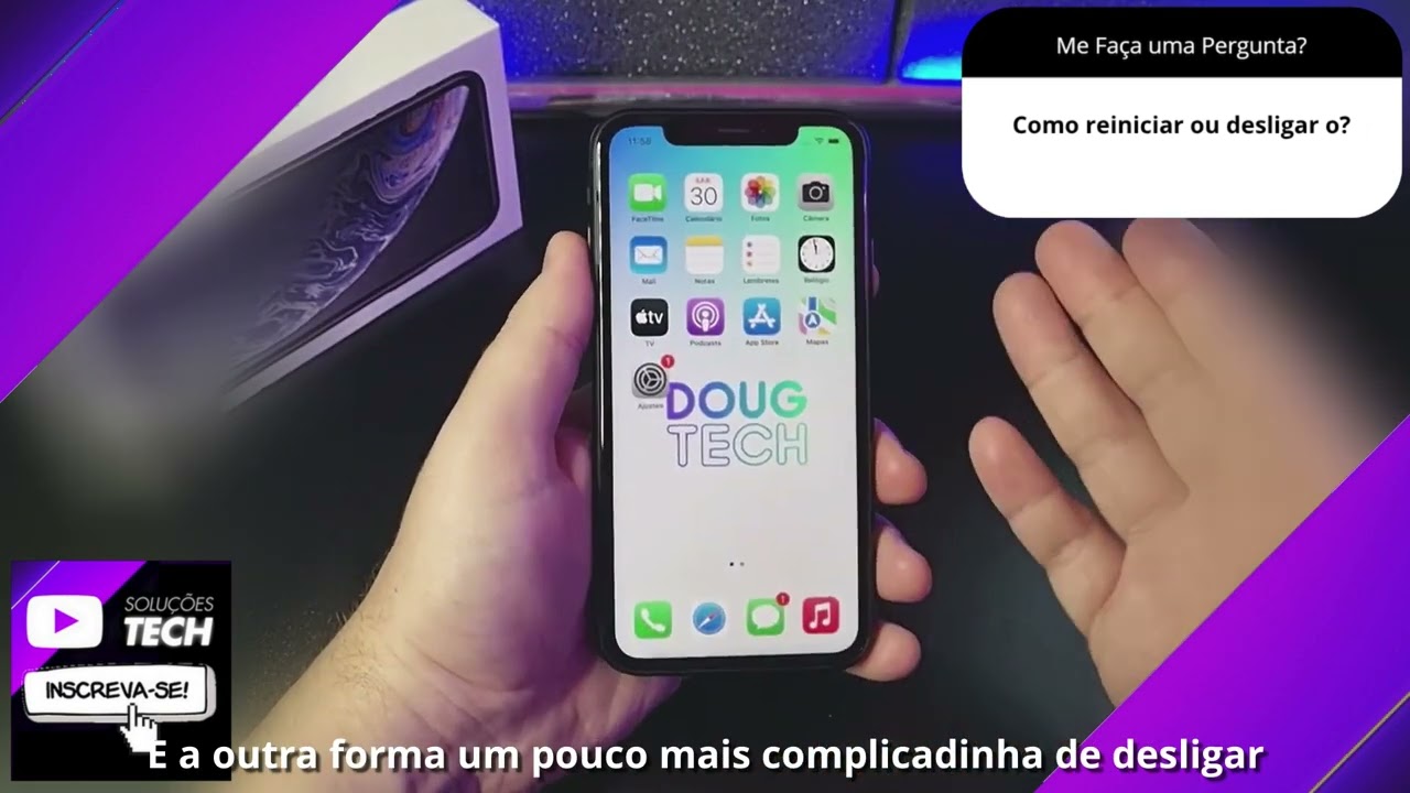 Como reiniciar ou desligar o❓